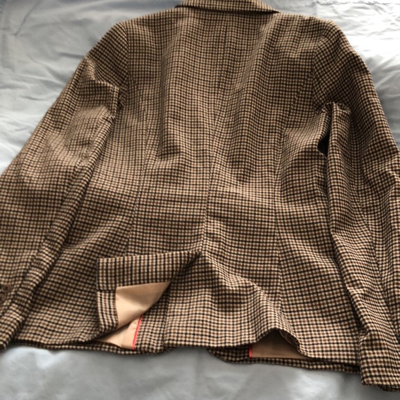 Brown checker blazer size 4 US. H&M brand in good condition - Picture 15 of 15